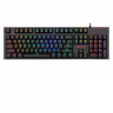 Redragon Amsa-Pro Mechanical Gaming RGB Wired Keyboard with Ultra-Fast V-Optical Blue Switches Black HU (K592RGB-PRO_BLUE_HU)