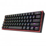 REDRAGON Fizz Pro mechanical Keyboard RGB Red switch fekete magyar K616-RGB_RED_HU