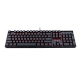 Redragon K551 MITRA, Mechanikus, Brown Switches, (HU), LED világítás, USB, Gaming, Fekete, Vezetékes billentyűzet