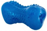Rogz Yumz jutalomfalatokkal tölthető üreges gumicsont (L | 15 cm | Kék)