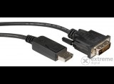 Roline DisplayPort-DVI (24+1) M/M 1m-es kábel (11.04.5613-10)
