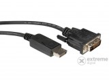 Roline DisplayPort-DVI (24+1) M/M 3m-es kábel (11.04.5611-10)
