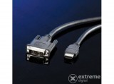 Roline DVI-M-HDMI kábel, 3m