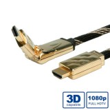 Roline HDMI Ethernet v1.4 360° kábel  2.0 m (11.04.5507-10) (11.04.5507-10) - HDMI
