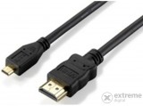 Roline HDMI-Micro HDMI Ethernet kábel, 2m