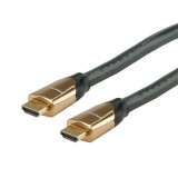 Roline HDMI Premium High Speed Ethernettel (HDMI2.0) UltraHD, M/M, 7.5m kábel  (11.04.5805-5) (11.04.5805-5) - HDMI