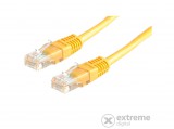 ROLINE UTP CAT5e kábel, 1m sárga