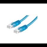 Roline UTP CAT5e patch kábel 1m kék (CAT5e patch k&#225;bel 1m k&#233;k) - UTP