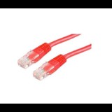 Roline UTP CAT5e patch kábel 1m piros (CAT5e patch k&#225;bel 1m piros) - UTP