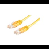 Roline UTP CAT5e patch kábel 1m sárga (CAT5e patch k&#225;bel 1m s&#225;rga) - UTP