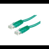 Roline UTP CAT5e patch kábel 1m zöld (CAT5e patch k&#225;bel 1m z&#246;ld) - UTP