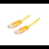 Roline UTP CAT5e patch kábel 3m sárga (CAT5e patch k&#225;bel 3m s&#225;rga) - UTP