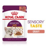 Royal Canin Sensory Taste - szószos nedves táp felnőtt macskák részére 12 x 85 g