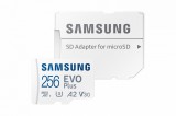 Samsung 256GB microSDXC EVO Plus Class10 U3 A2 V30 + adapterrel MB-MC256KA/EU