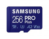 Samsung 256GB microSDXC Pro Plus (2021) Class10 U3 A2 V30 + adapterrel MB-MD256KA/EU