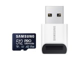 Samsung 512GB microSDXC Pro Ultimate Class10 U3 A2 V30 + Reader MB-MY512SB/WW