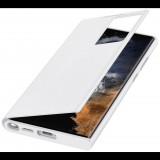 Samsung Clear View Cover Case Samsung Galaxy S22 Ultra tok fehér (EF-ZS908CWEGEW) (EF-ZS908CWEGEW) - Telefontok