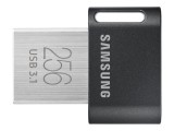 Samsung FIT Plus, 256 GB, USB 3.1, Fekete-Rozsdamentes acél, Strapabíró pendrive
