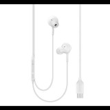SAMSUNG fülhallgató SZTEREO (Type-C, felvevő gomb, hangerő szabályzó, 2 pár fülgumi, Tuned by AKG) FEHÉR (EO-IC100BWEGEU / GH59-15107A) (EO-IC100BWEGEU / GH59-15107A) - Fülhallgató