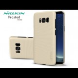 Samsung G955F Galaxy S8 Plus hátlap képernyővédő fóliával - Nillkin Frosted Shield - gold (NL138537) - Telefontok