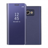 Samsung Galaxy A20e SM-A202F, Oldalra nyíló tok, hívás mutatóval, Smart View Cover, lila (utángyártott) (PSPM022637) - Telefontok