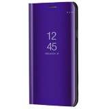 Samsung Galaxy A20s SM-A207F, Oldalra nyíló tok, hívás mutatóval, Smart View Cover, lila (utángyártott) (87385) - Telefontok