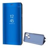 Samsung Galaxy A21s SM-A217F, Oldalra nyíló tok, hívás mutatóval, Smart View Cover, kék (utángyártott) (RS98122) - Telefontok