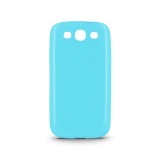 Samsung Galaxy J1 SM-J100F, TPU szilikon tok, ultravékony, csillámporos, kék (36803) - Telefontok