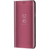Samsung Galaxy M52 5G SM-M526B, Oldalra nyíló tok, hívás mutatóval, Smart View Cover, vörösarany (utángyártott) (112256) - Telefontok