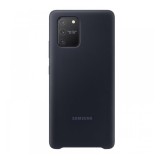 Samsung Galaxy S10 Lite SM-G770, Szilikon tok, fekete, gyári (8806090273803) - Telefontok