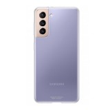 Samsung Galaxy S21 5G SM-G991, Műanyag hátlap védőtok, gyári, átlátszó (8806090839795) - Telefontok