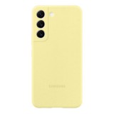 Samsung Galaxy S22 5G SM-S901, Szilikon tok, sárga, gyári (RS114494) - Telefontok