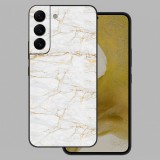 Samsung Galaxy S22 - Arany márvány mintás hátlap fólia