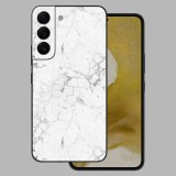 Samsung Galaxy S22 - Fehér márvány mintás hátlap fólia
