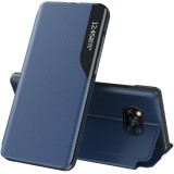 Samsung Galaxy S22 Plus 5G SM-S906, Oldalra nyíló tok, stand, hívás mutatóval, Wooze FashionBook, kék (115466) - Telefontok
