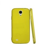 Samsung Galaxy S4 i9500, TPU szilikon tok, sárga (NC55815) - Telefontok