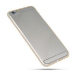 Samsung Galaxy S5 SM-G900, TPU szilikon tok, Beeyo Diamond, gyémántos keret, átlátszó/arany (50529) - Telefontok