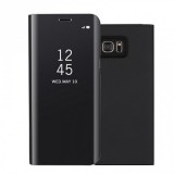 Samsung Galaxy S7 Edge SM-G935, Oldalra nyíló tok, hívás mutatóval, Smart View Cover, fekete (utángyártott) (RS74925) - Telefontok