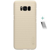 Samsung Galaxy S8 Plus SM-G955, Műanyag hátlap védőtok, Nillkin Super Frosted, arany (49149) - Telefontok