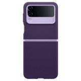 Samsung Galaxy Z Flip4 SM-F721B, Szilikon tok, közepesen ütésálló, légpárnás sarok, Spigen Caseology Nano Pop, lila (124362) - Telefontok