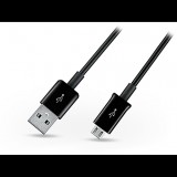 Samsung gyári micro USB adat- és töltőkábel - ECB-DU5ABE black (ECO csomagolás) (SAM-0659) - Adatkábel