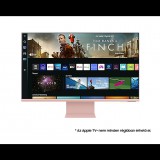 Samsung LS32BM80PUUXEN 32" UHD Monitor Smart TV funkcióval, rózsaszín (LS32BM80PUUXEN) - Monitor