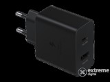 Samsung OSAM-EP-TA220NBEG Duo kábel nélküli töltő adapter, fekete, 35W