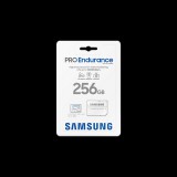 SAMSUNG PRO Endurance 256GB microSD + adapter CL10 UHS-I U1 (100 MB/s olvasási sebesség)