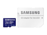 Samsung PRO PLUS (2021) MICRO SDXC 256GB + ADAPTER CLASS 10 UHS-I U3 A2 V30 (160 MB/S ADATÁTVITELI SEBESSÉG)