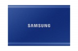 Samsung T7, 1 TB, USB 3.2 Gen.2, AES 256, Kék, Külső SSD