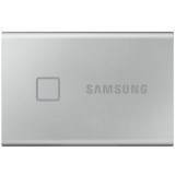 Samsung T7 Touch ujjlenyomatolvasós külső SSD ezüst 1000GB USB 3.2 (MU-PC1T0S/WW (MU-PC1T0S/WW) - Külső SSD