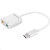 Sandberg USB-C külső hangkártya 2x 3,5 mm jack (136-26) (Sandberg 136-26) - Hangkártya