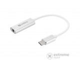 Sandberg USB-C to Audio Adapter átalakító kábel(USB-C, 1x 3,5 mm jack, fehér