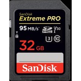 Sandisk 32GB SDHC Extreme Pro U3 UHS-I V30 (173368) - Memóriakártya